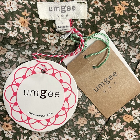 Umgee Ditsy Floral Ruffle Short Dress - Picture 12 of 15